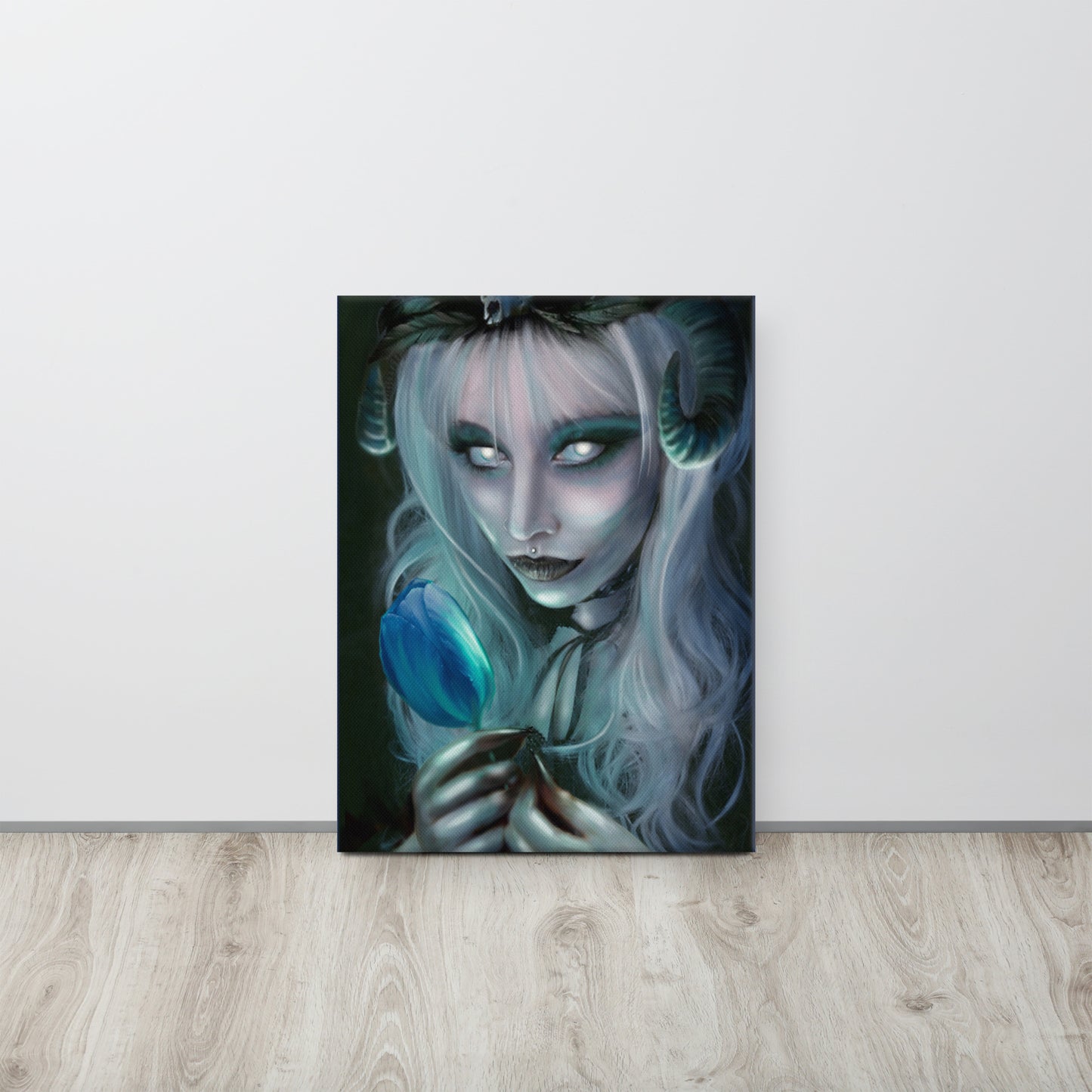 Lilith in Blue - 18" x 24" Canvas