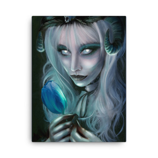 Lilith in Blue - 18" x 24" Canvas