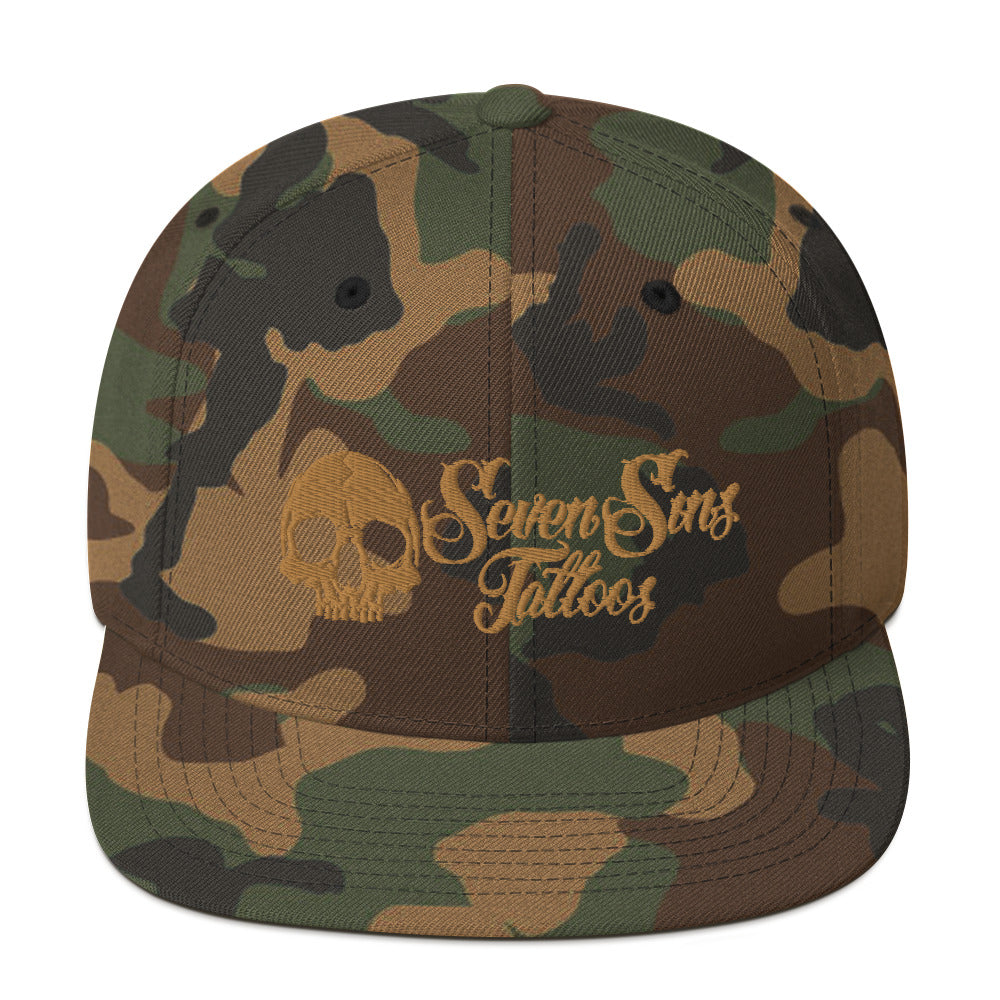 Snapback Hat - Camo