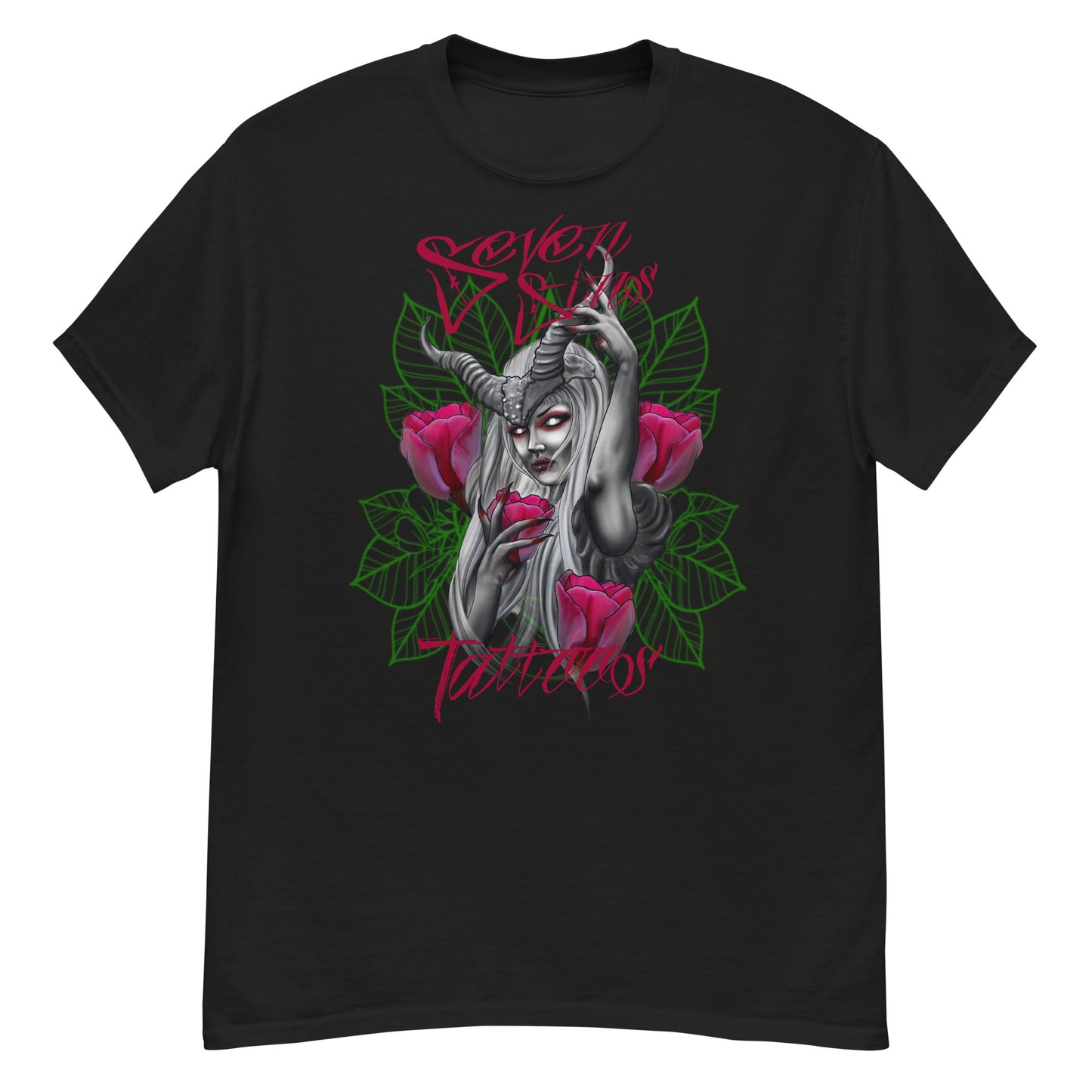 Seven Sins Cotton T-shirt (Design on Front)