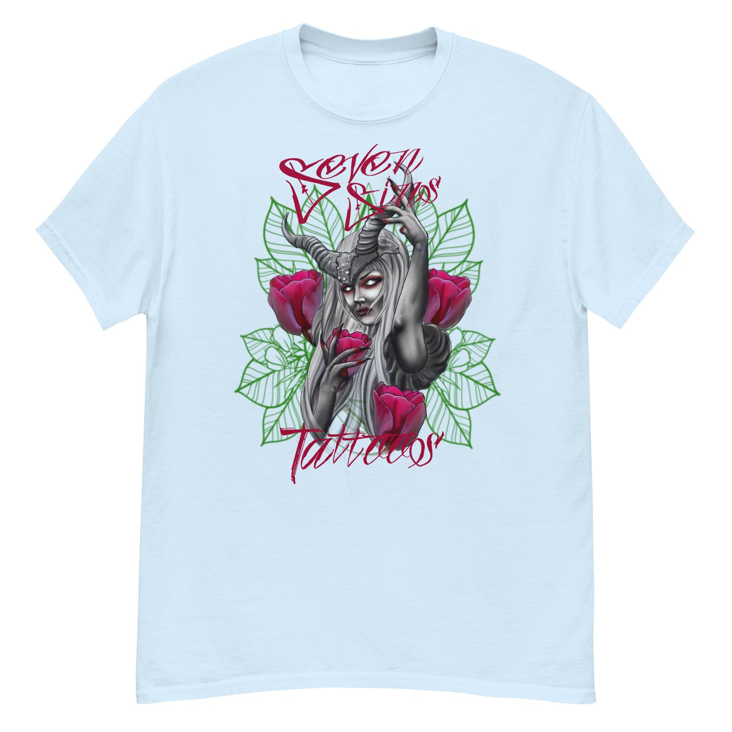 Seven Sins Cotton T-shirt (Design on Front)