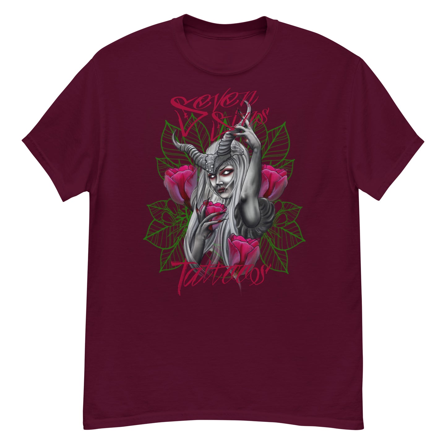 Seven Sins Cotton T-shirt (Design on Front)