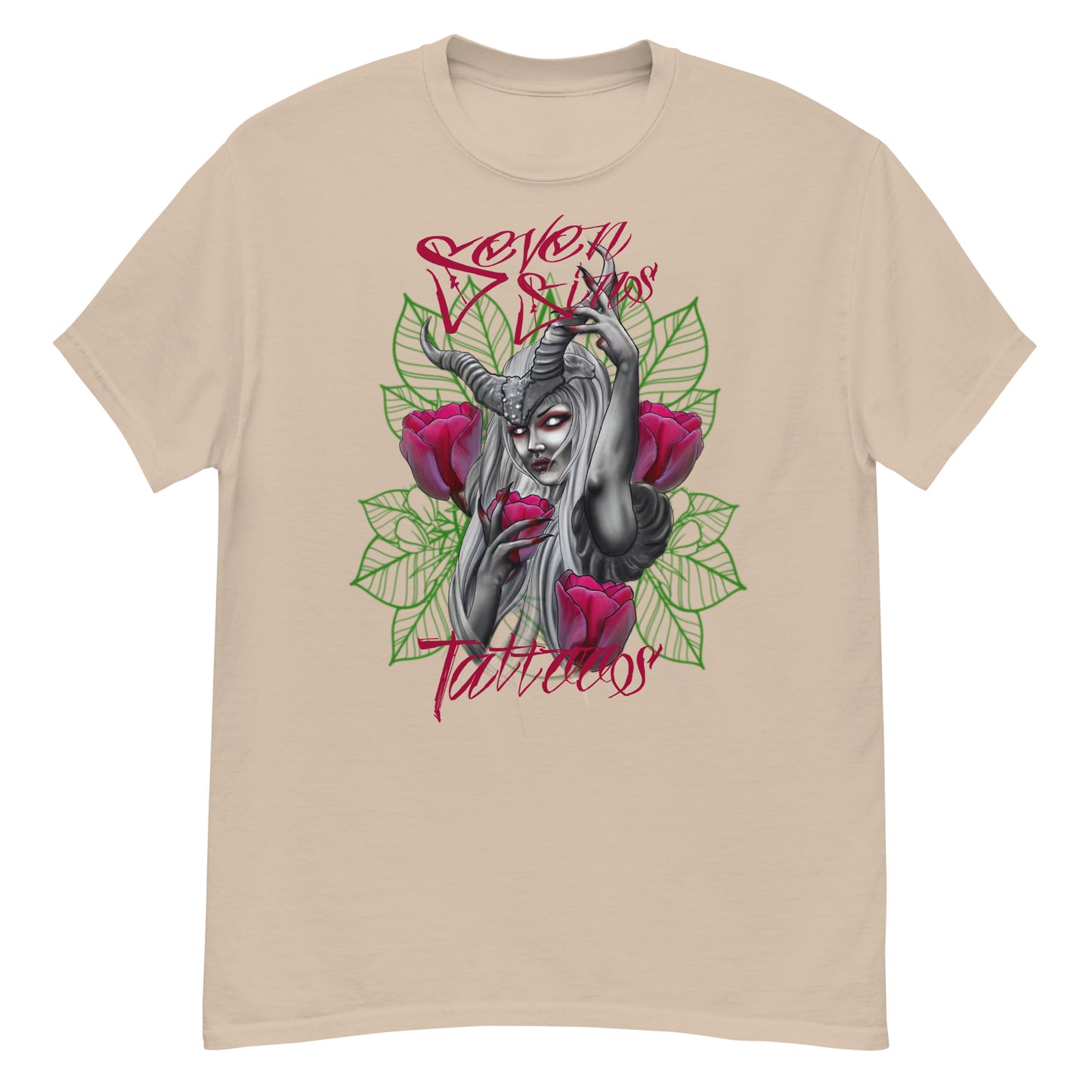 Seven Sins Cotton T-shirt (Design on Front)