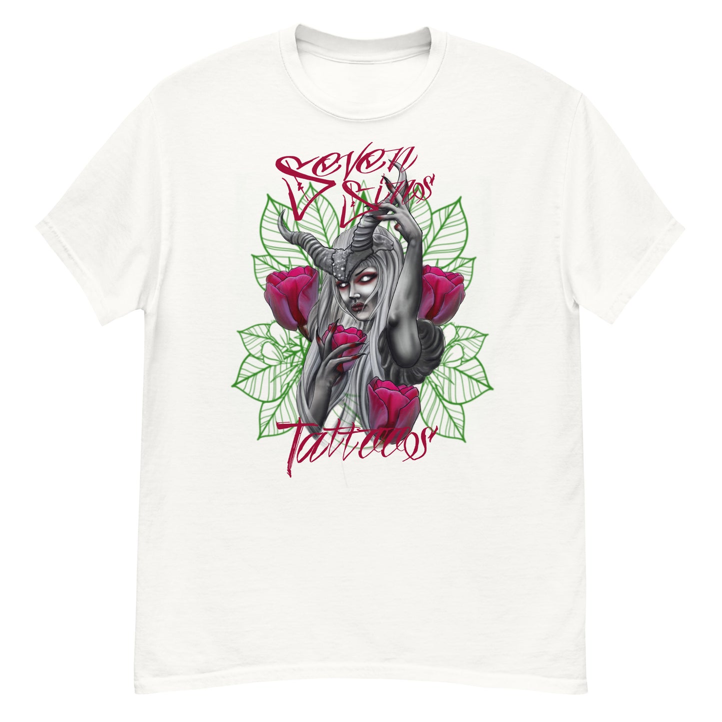 Seven Sins Cotton T-shirt (Design on Front)