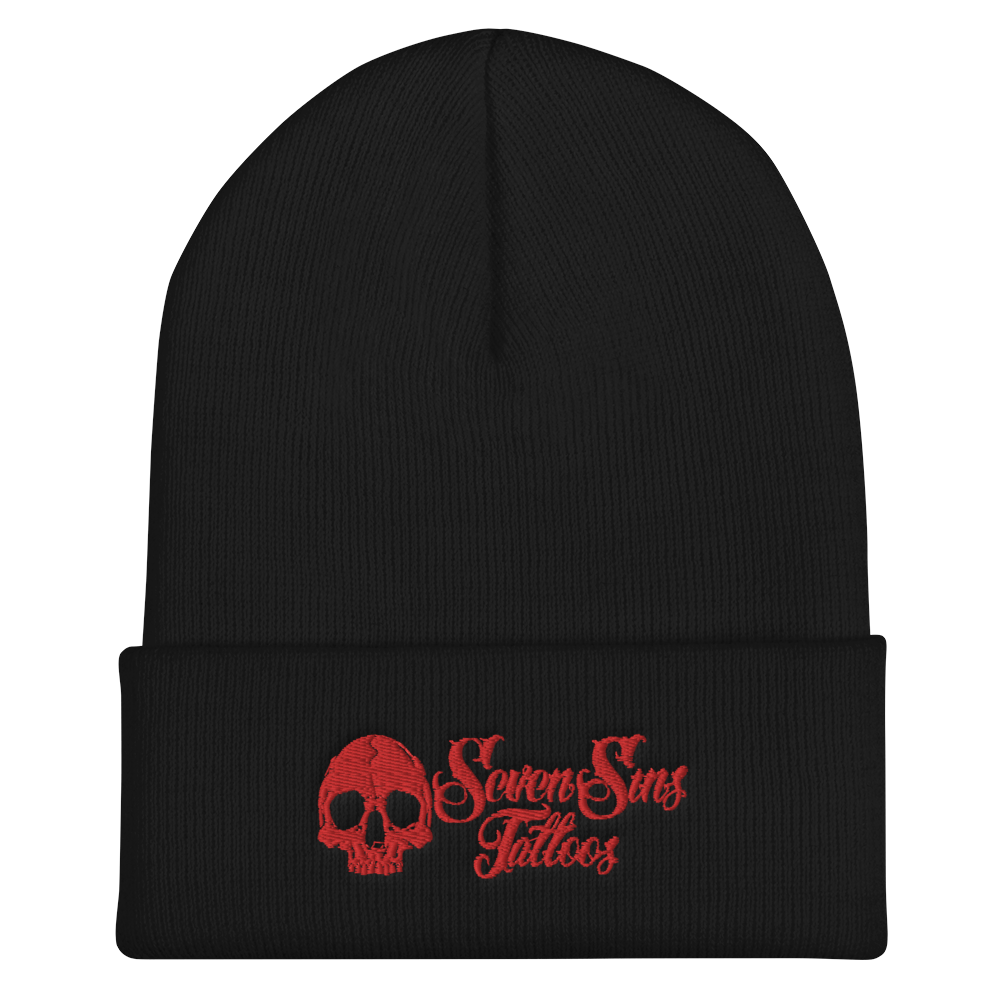 Classic Seven Sins Beanie - Red Logo