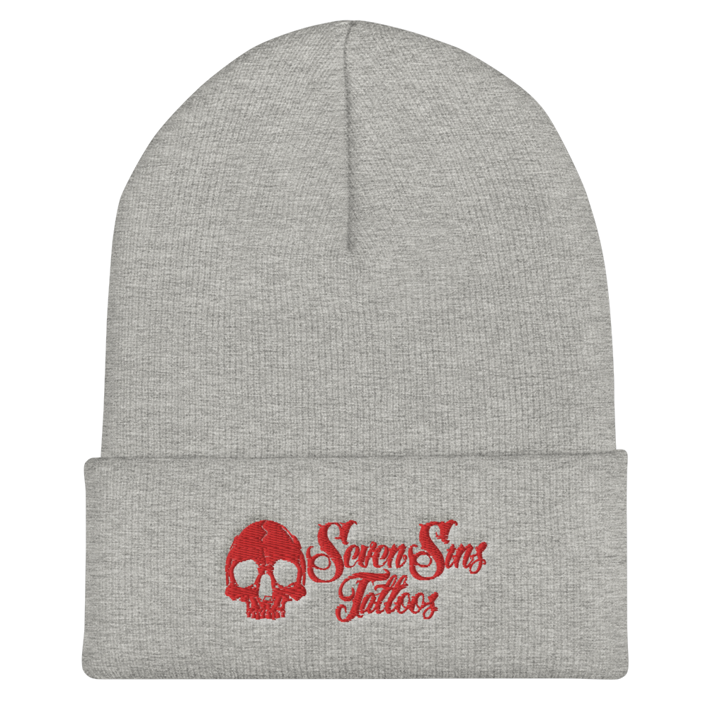 Classic Seven Sins Beanie - Red Logo