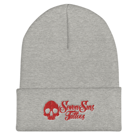 Classic Seven Sins Beanie - Red Logo