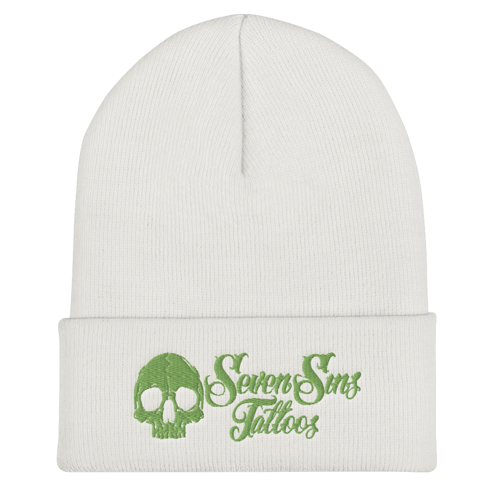 Classic Seven Sins Beanie - Green Logo