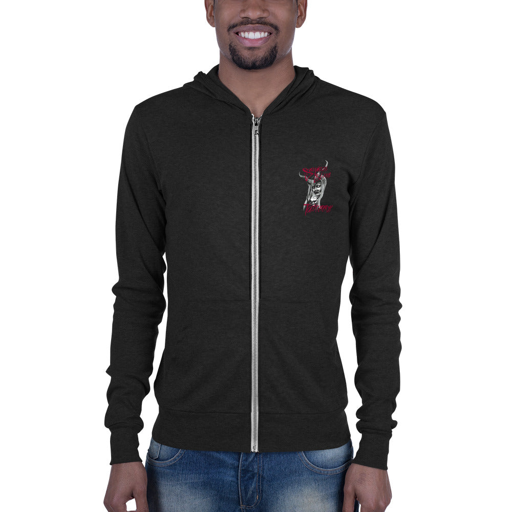 Seven Sins Lightweight Zip Hoodie